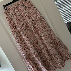 Pink Lily Maxi Skirt